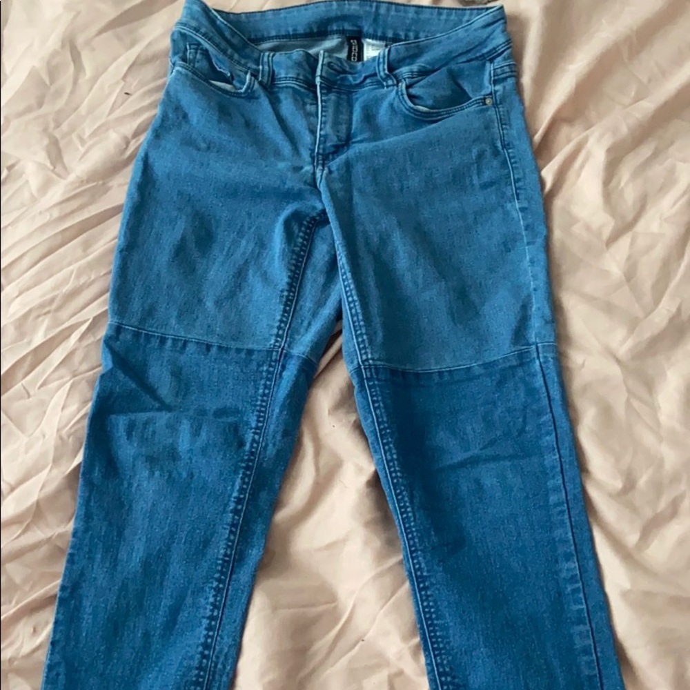 Two Tone Skinny Jeans